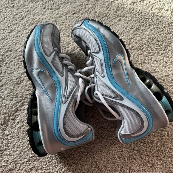 Nike Reax Run 5 Running Shoes Athletic Sneaker Women's Size 8.5 Gray Blue Silver - Picture 6 of 11